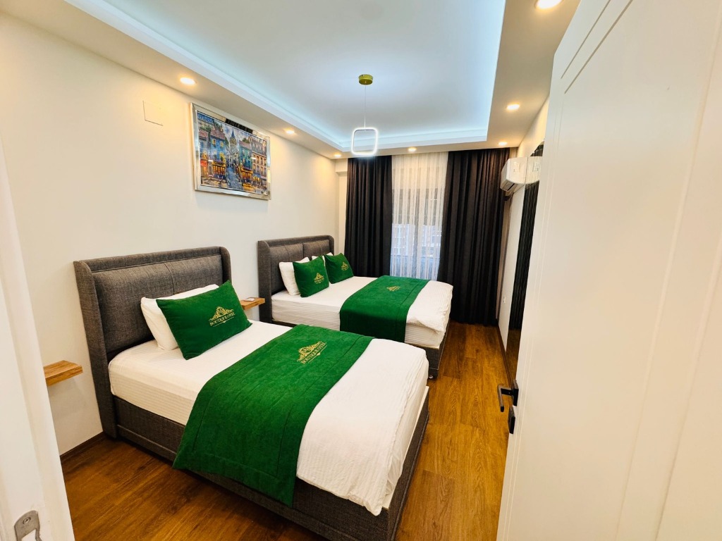 MS BUTİK OTEL Geniş Aile Yatak Odası
